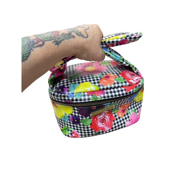 Betsey Johnson Wms floral cosmetic carrier bow Handbag SKU 9523 - Picture 14 of 14
